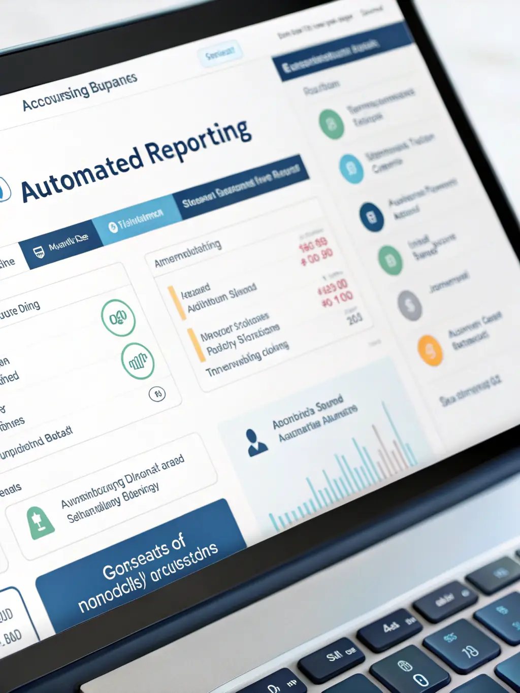 An automated report generation interface, showing how Payherowk simplifies financial reporting.